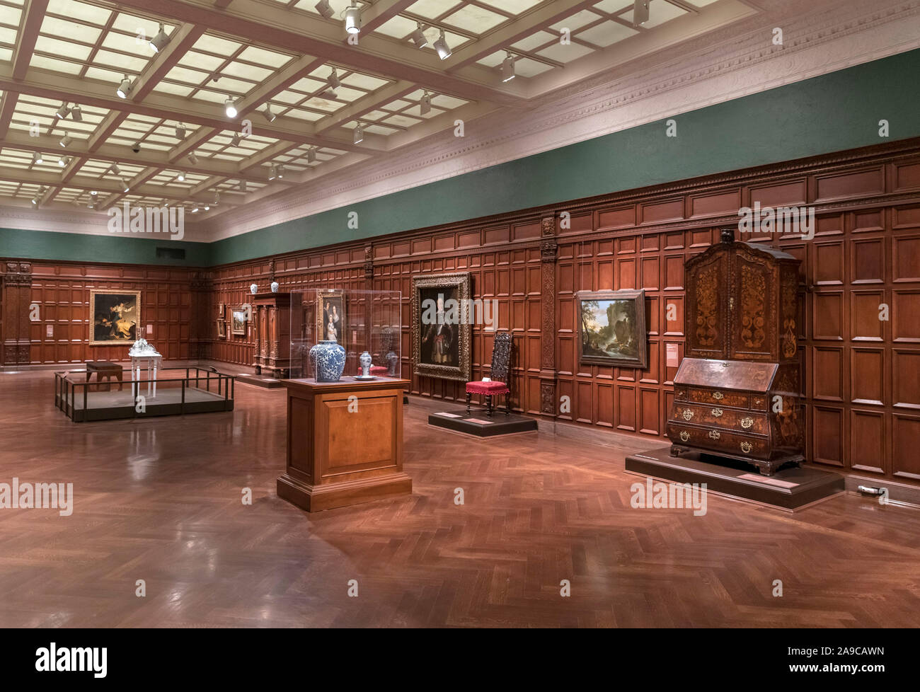 Interior of the Cincinnati Art Museum, Cincinnati, Ohio, USA Stock Photo