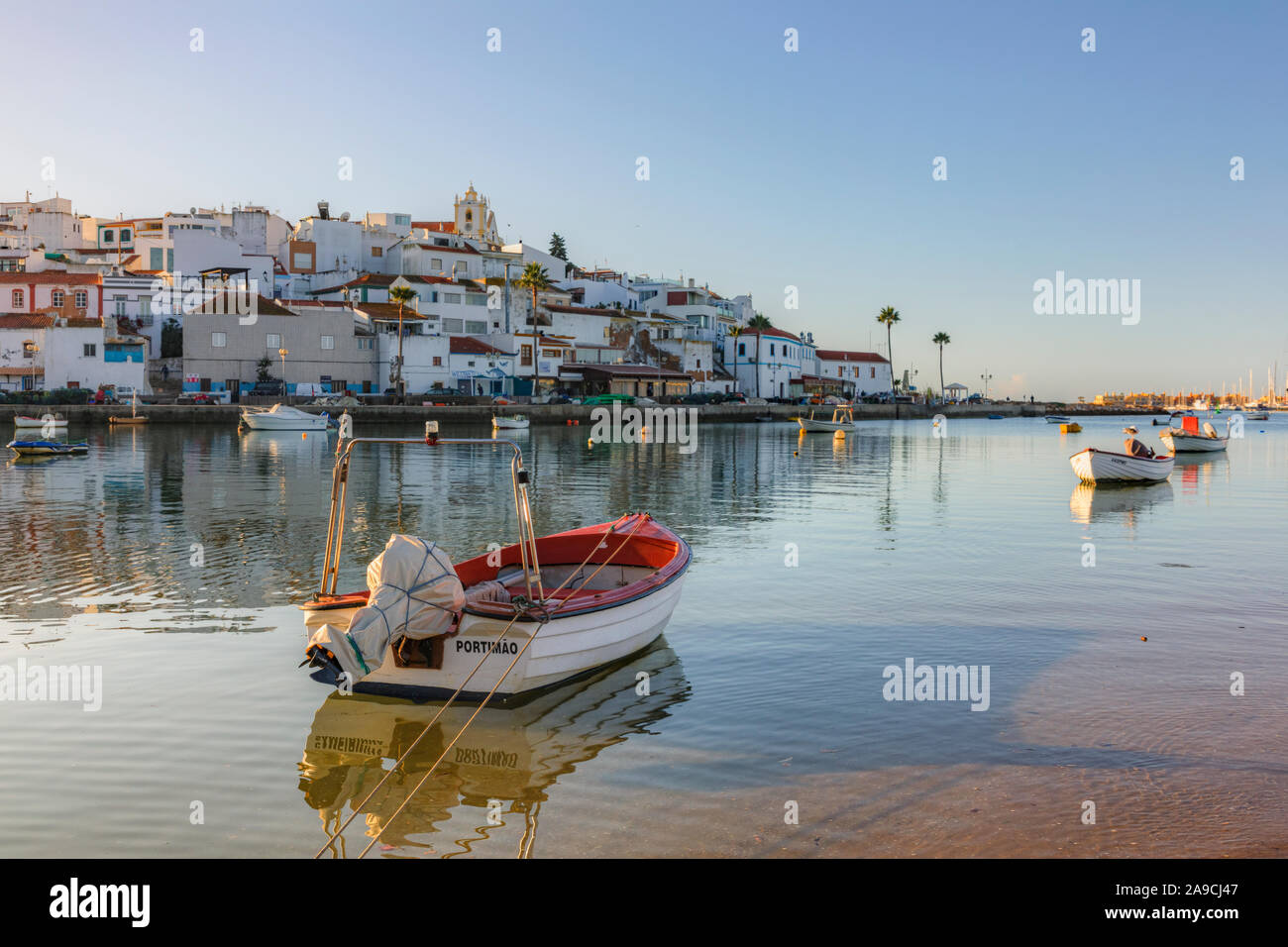 Ferragudo, Portimao, Faro, Algarve Portugal, Europe Stock Photo