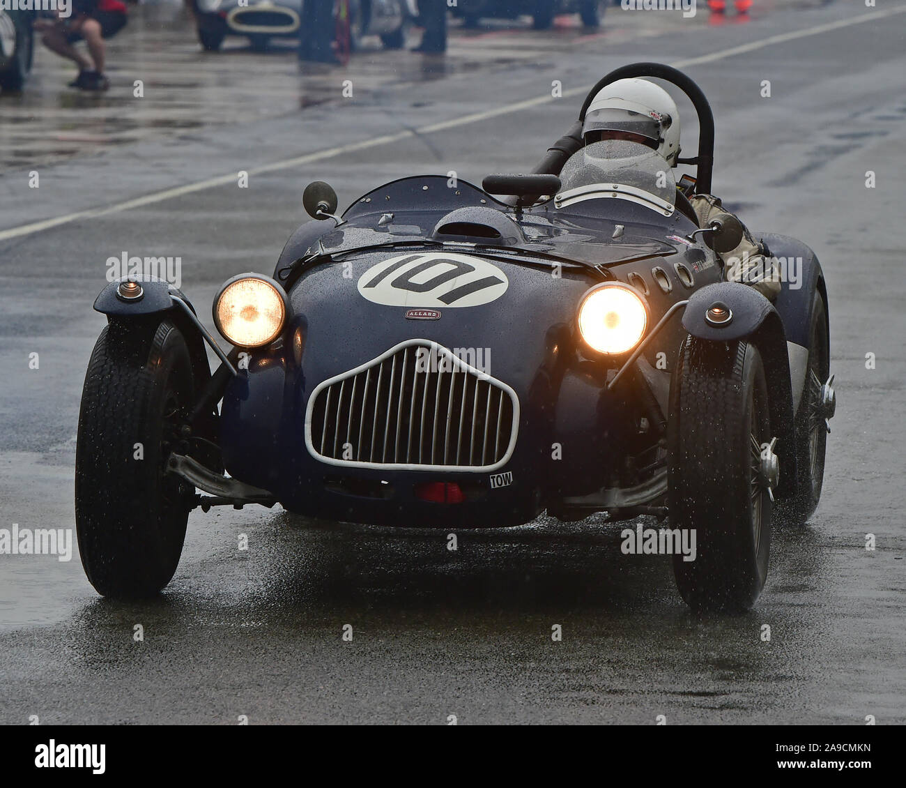 Till Bechtolsheimer, Allard J2, Royal Automobile Club Woodcote Trophy, Stirling Moss Trophy, Silverstone Classic, July 2019, Silverstone, Northamptons Stock Photo