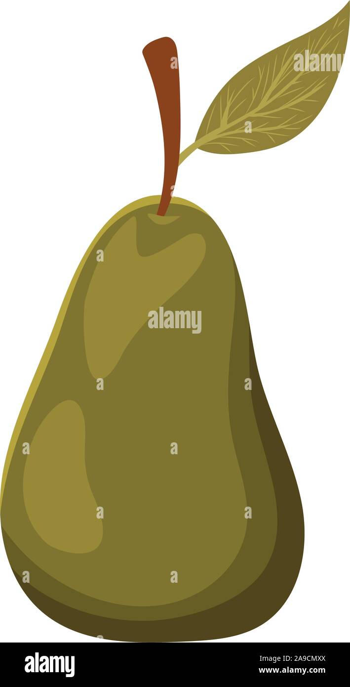 Isolated pear fruit vector design Stock Vector Image & Art - Alamy