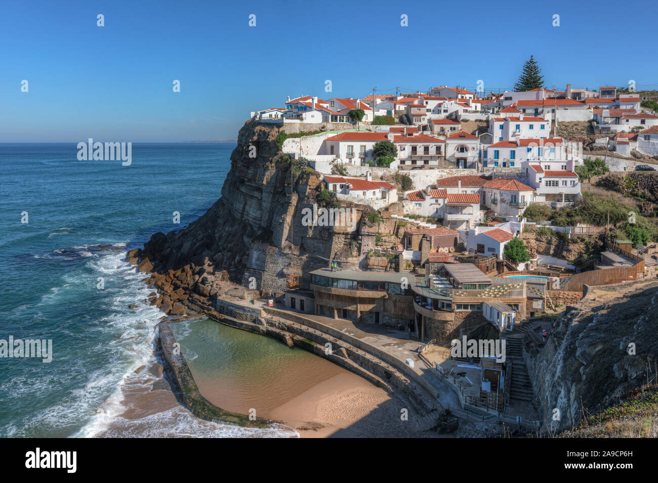 Azenhas do Mar, Sintra, Lisbon, Portugal, Europe Stock Photo