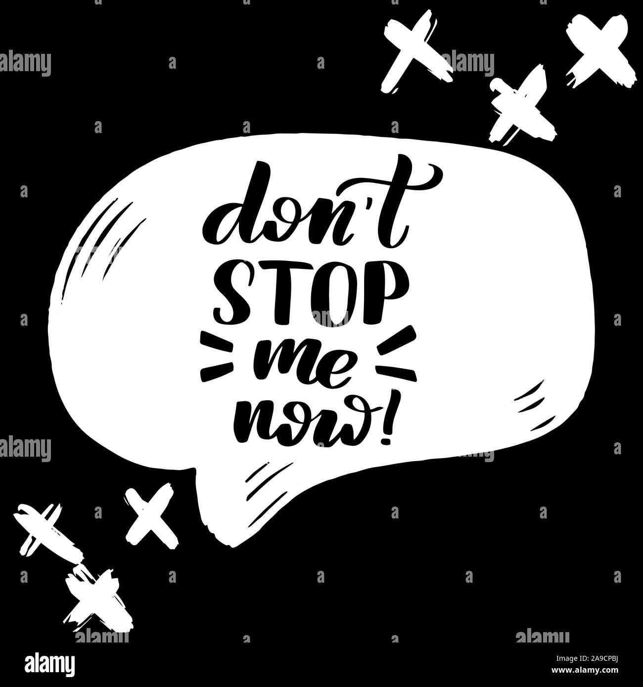 Don't Stop Me Now Queen Poster Song Lyrics Print 