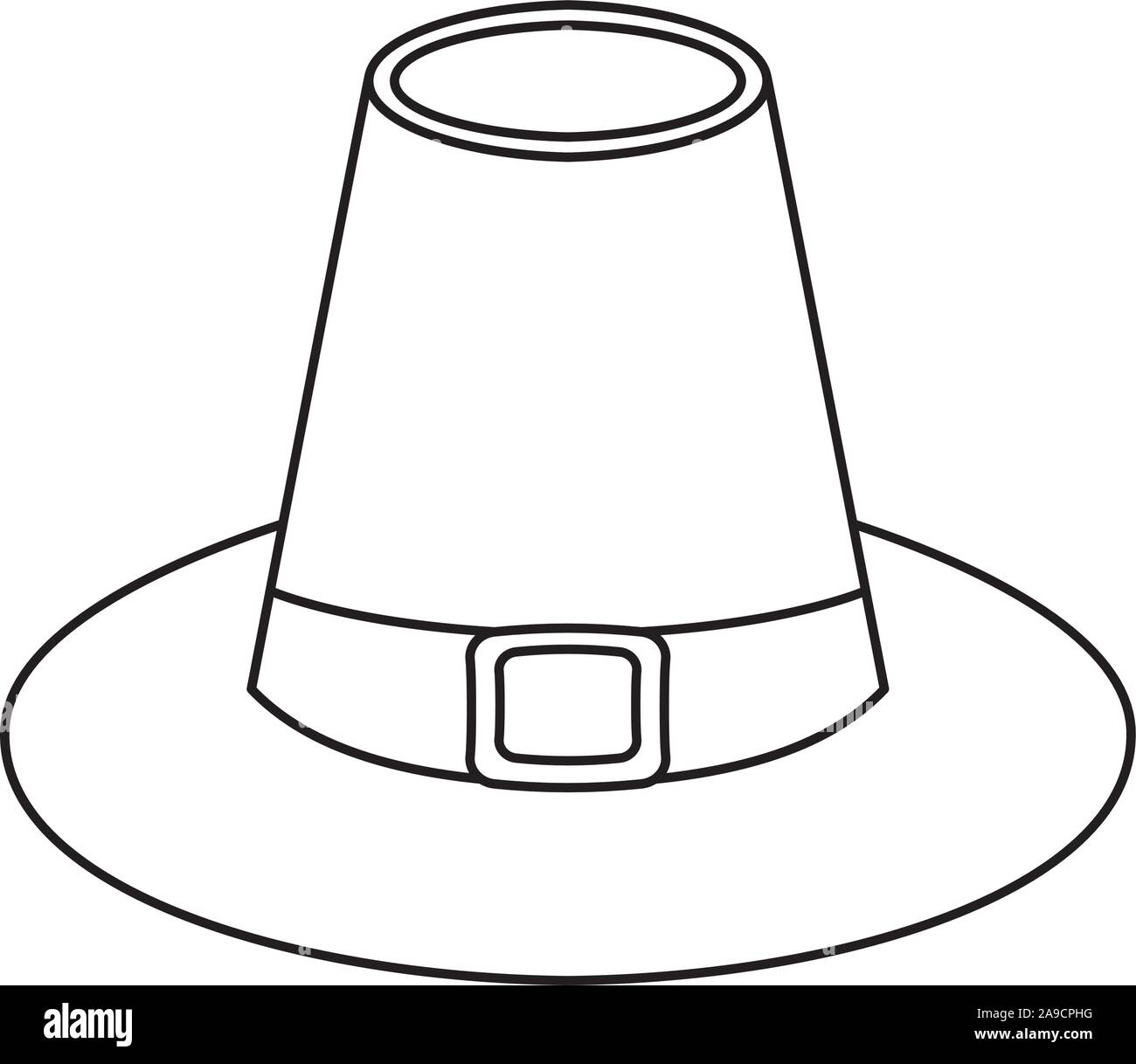 Happy thanksgiving hat vector design 
