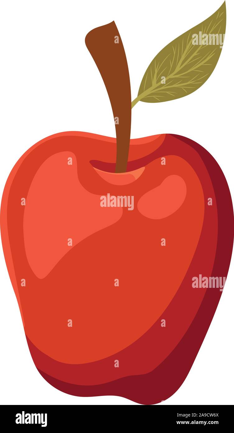 Isolated apple fruit vector design Stock Vector Image & Art - Alamy