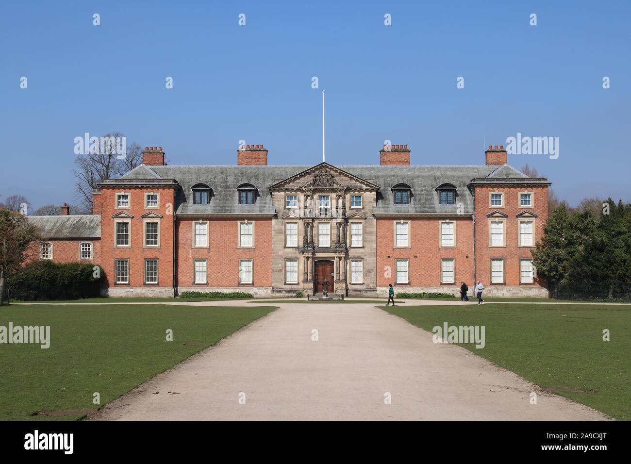 Front of Dunham Massey House at Dunham Massey National Trust Estate