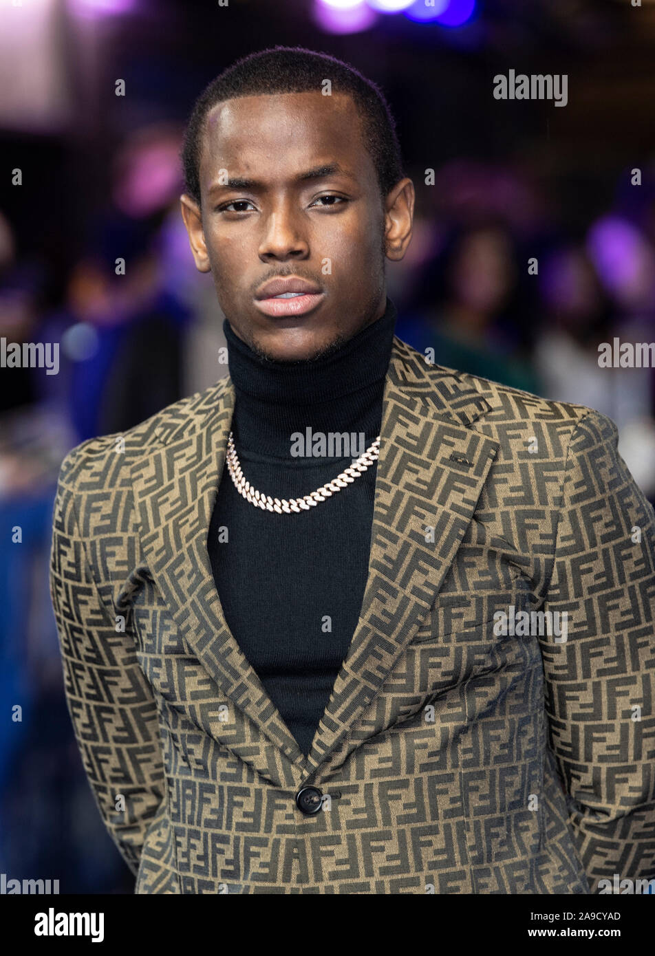 London, UK. 14th Nov, 2019. LONDON, ENGLAND - NOV 14: Michael Ward attends the World Premiere of “Blue Story” at the Curzon Mayfair on November 14, 2019 in London, England Credit: Gary Mitchell, GMP Media/Alamy Live News Stock Photo