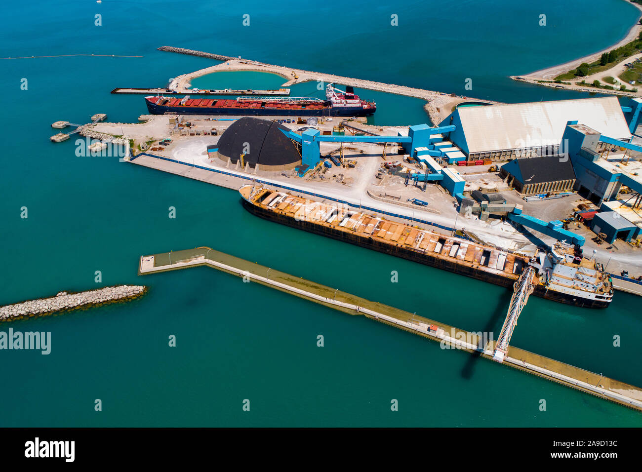 Godrich Ontario Canada Great Lakes shipping port Servicing regional