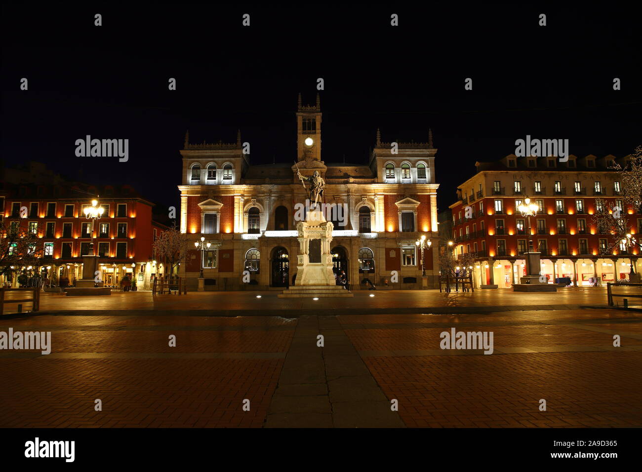 Plaza Mayor de Valladolid, Castilla y Leon, España Stock Photo