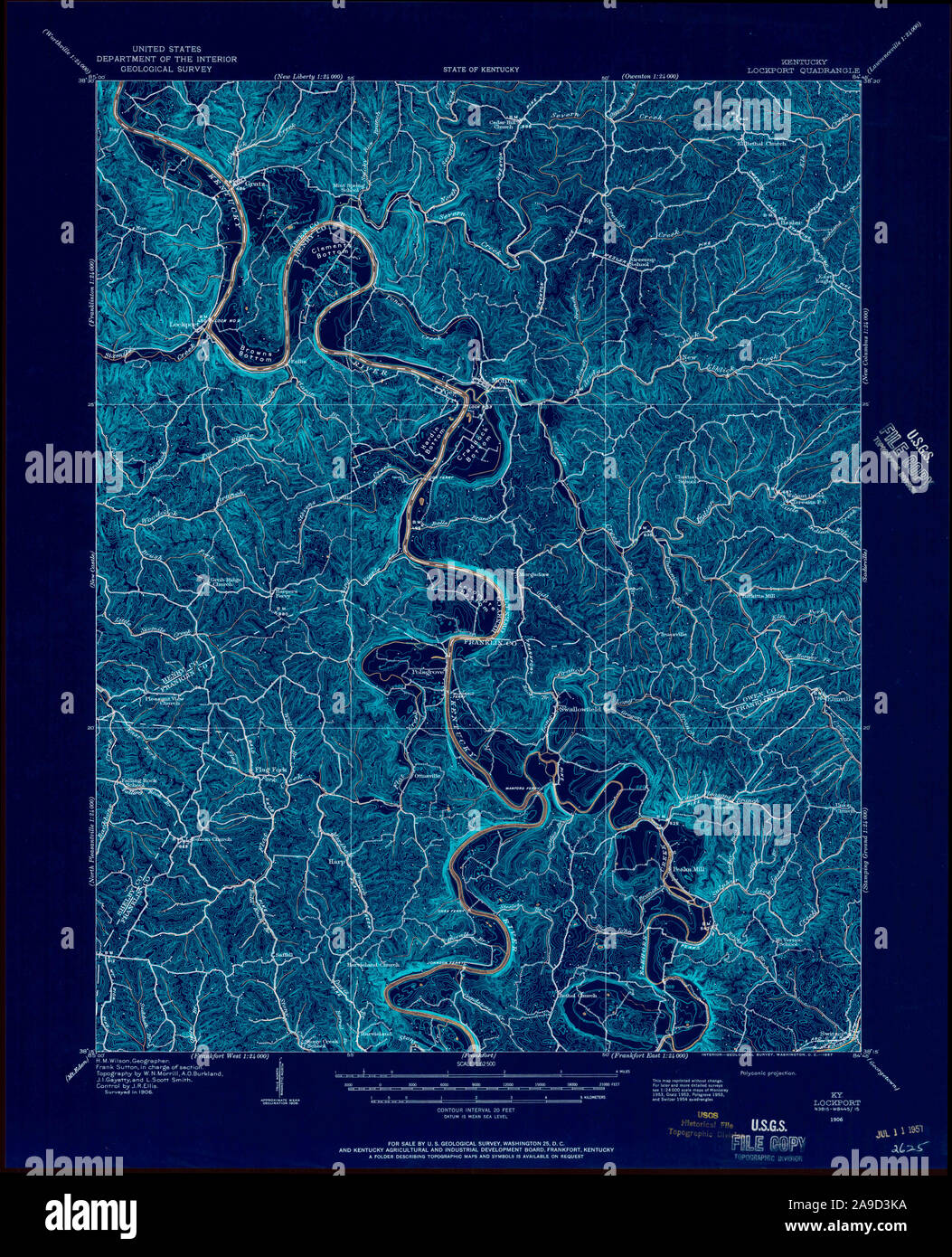 Lockport map hires stock photography and images Alamy