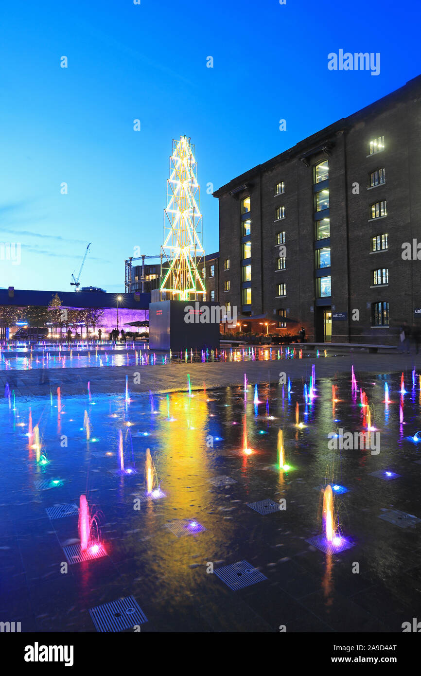 Granary square christmas tree