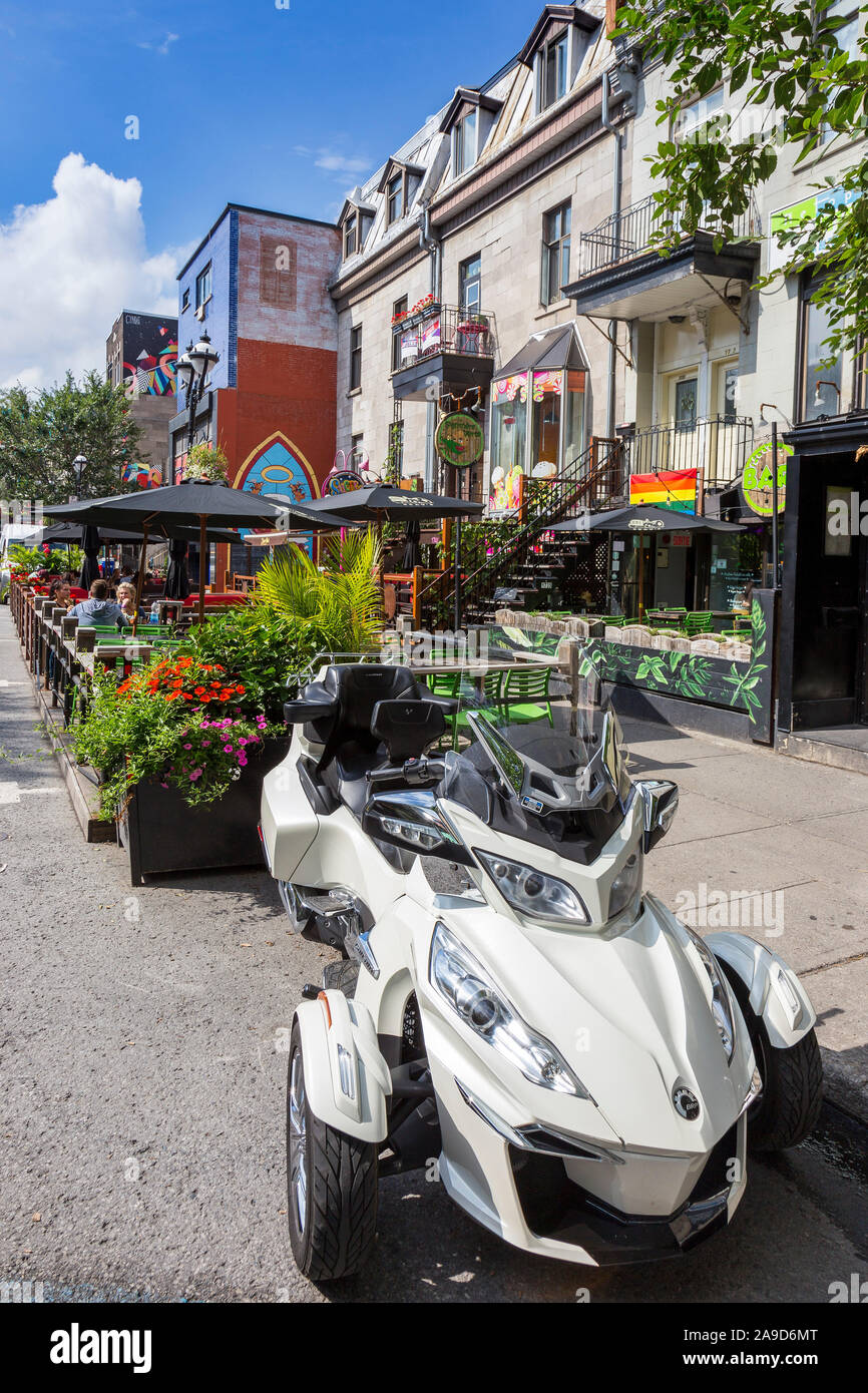 Rue SaintDenis, Montreal, Metropolis, Quebec, Eastern Canada, North