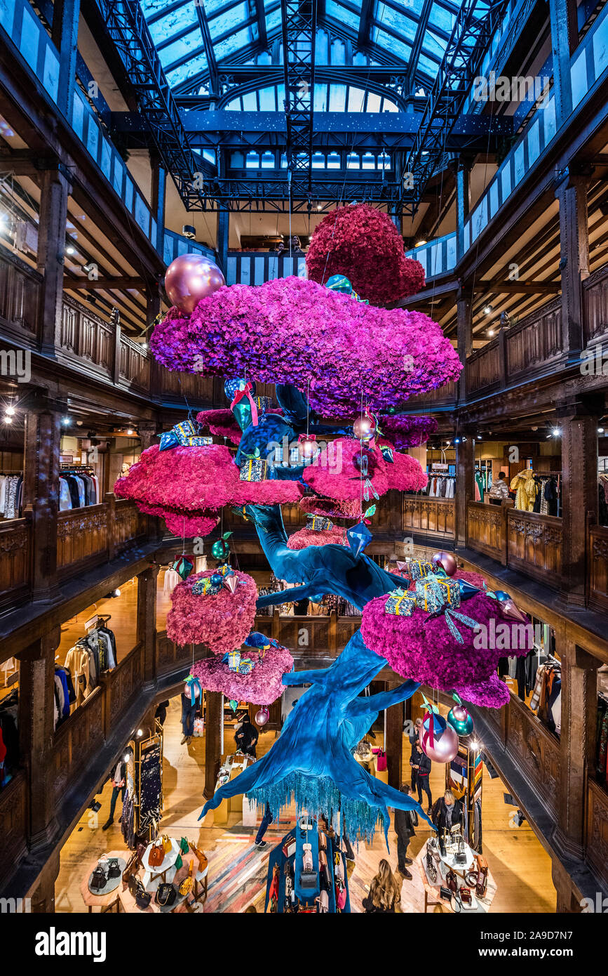 London, UK. 14th Nov, 2019. Liberty London has created a colourful ...