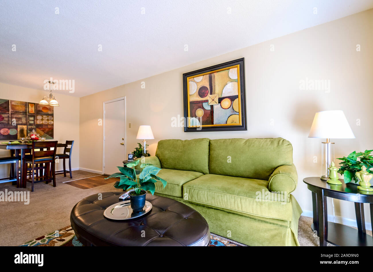 The Dining Room And Living Room Showcase The Open Floor Plan At
