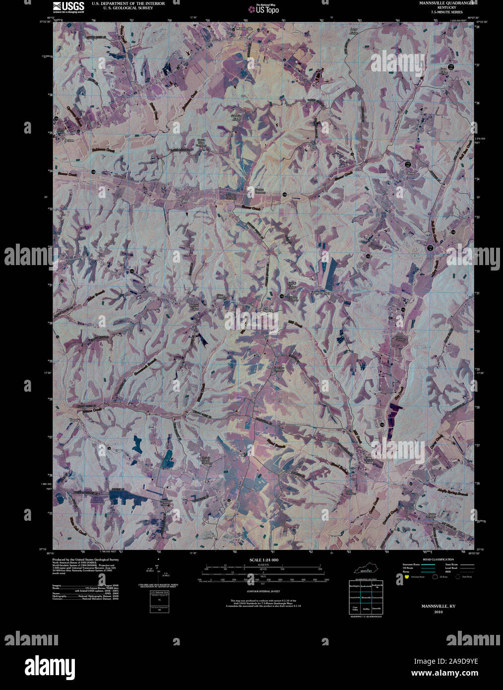Map of mannsville hires stock photography and images Alamy