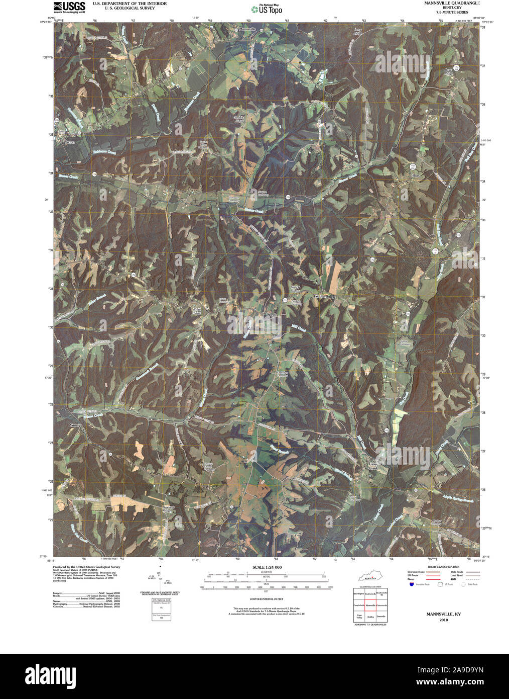 Map of mannsville hires stock photography and images Alamy