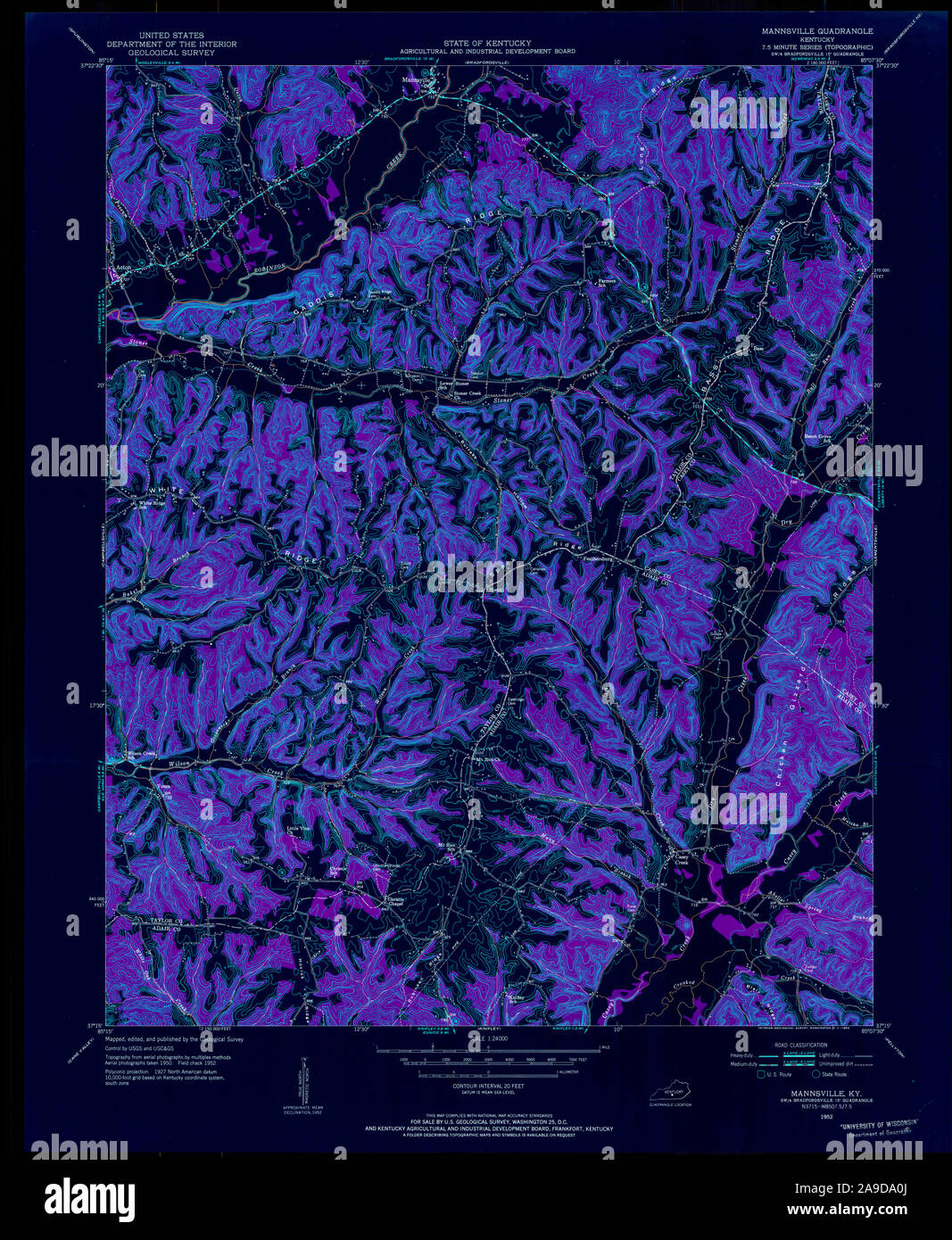 Map of mannsville hires stock photography and images Alamy