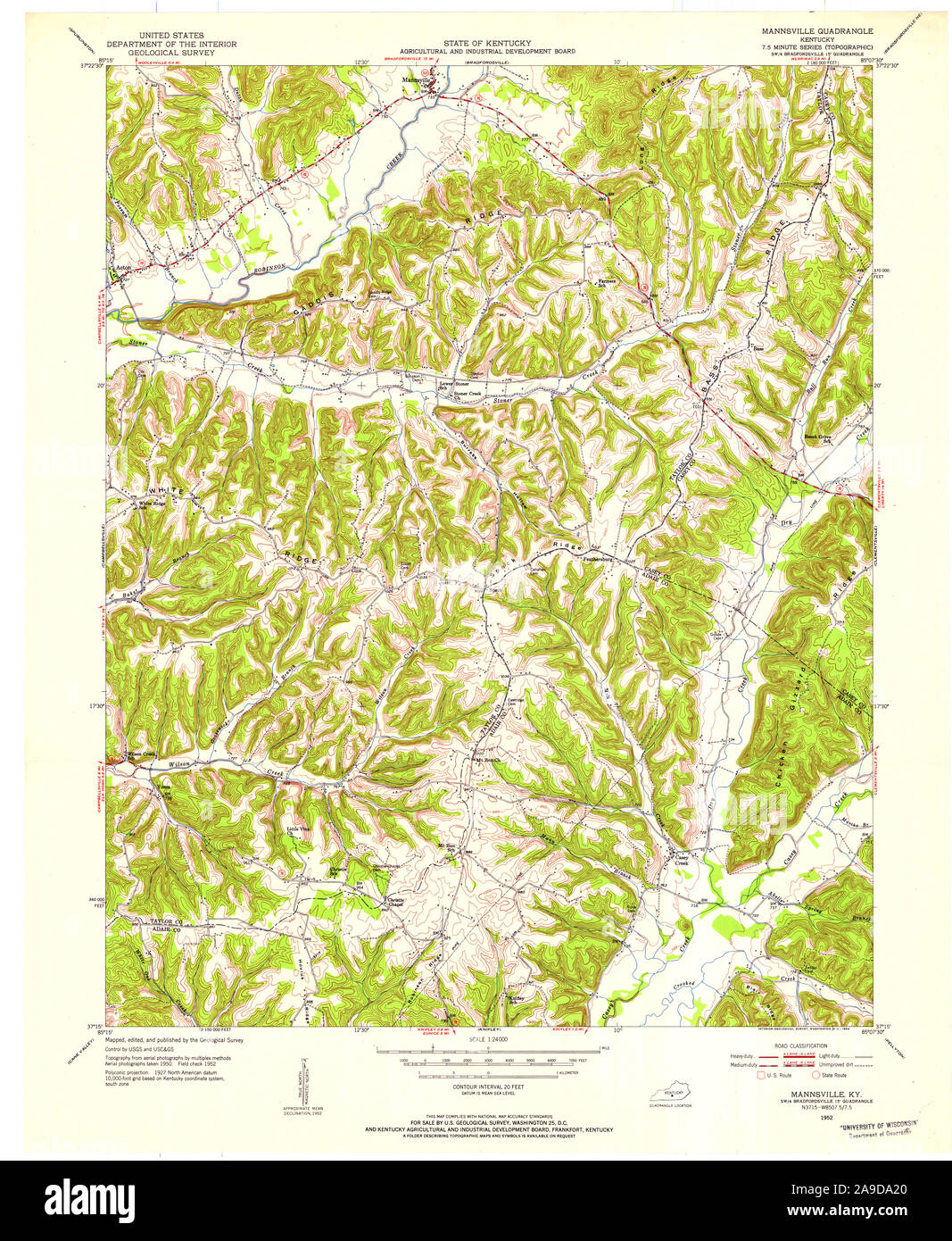 Map of mannsville hires stock photography and images Alamy