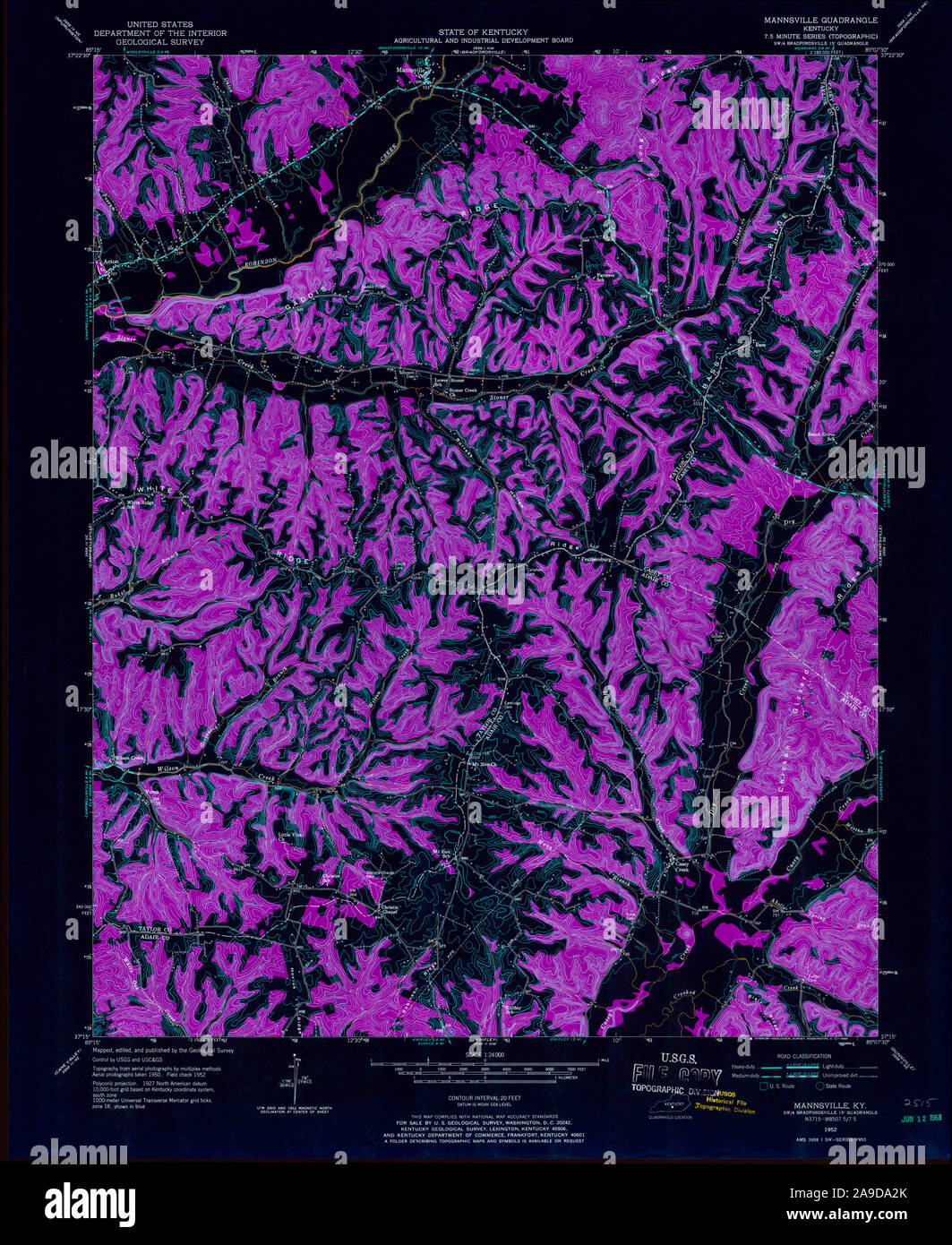 Map of mannsville hires stock photography and images Alamy