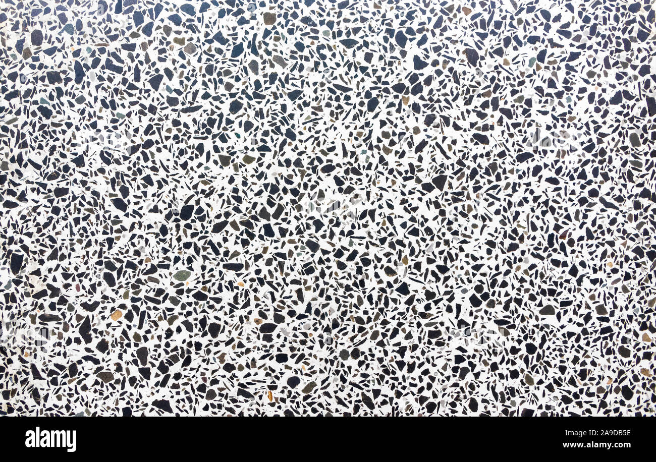 Natural Background Of White Marble Terrazzo Pattern Texture Of