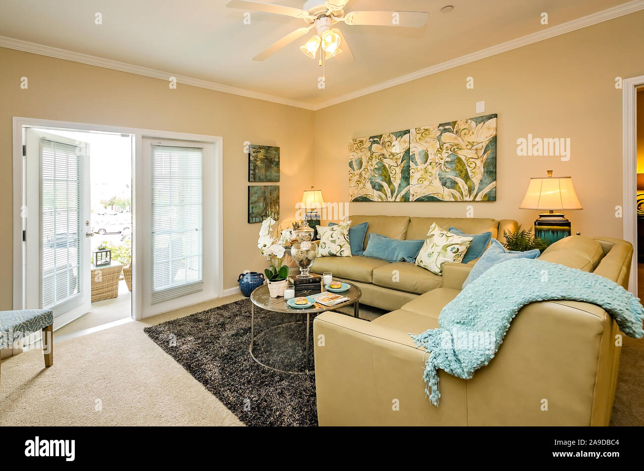 Open Balcony French Doors Stock Photos Open Balcony French Doors