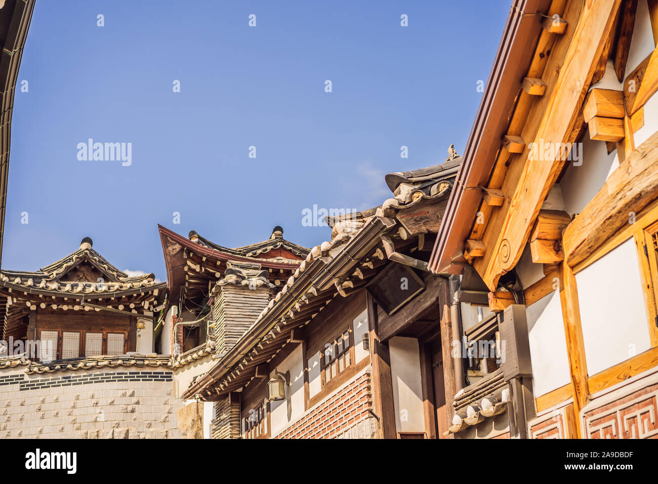 Bukchon Hanok Village is one of the famous place for Korean traditional ...