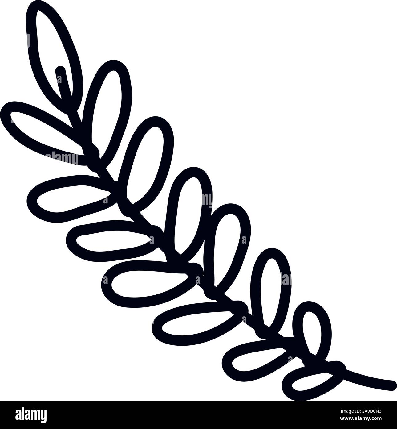 Isolated leaf icon vector design Stock Vector Image & Art - Alamy