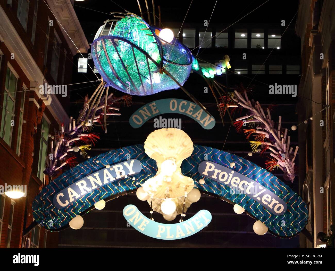 London, UK. 14th Nov, 2019. A view of thee London's iconic Carnaby