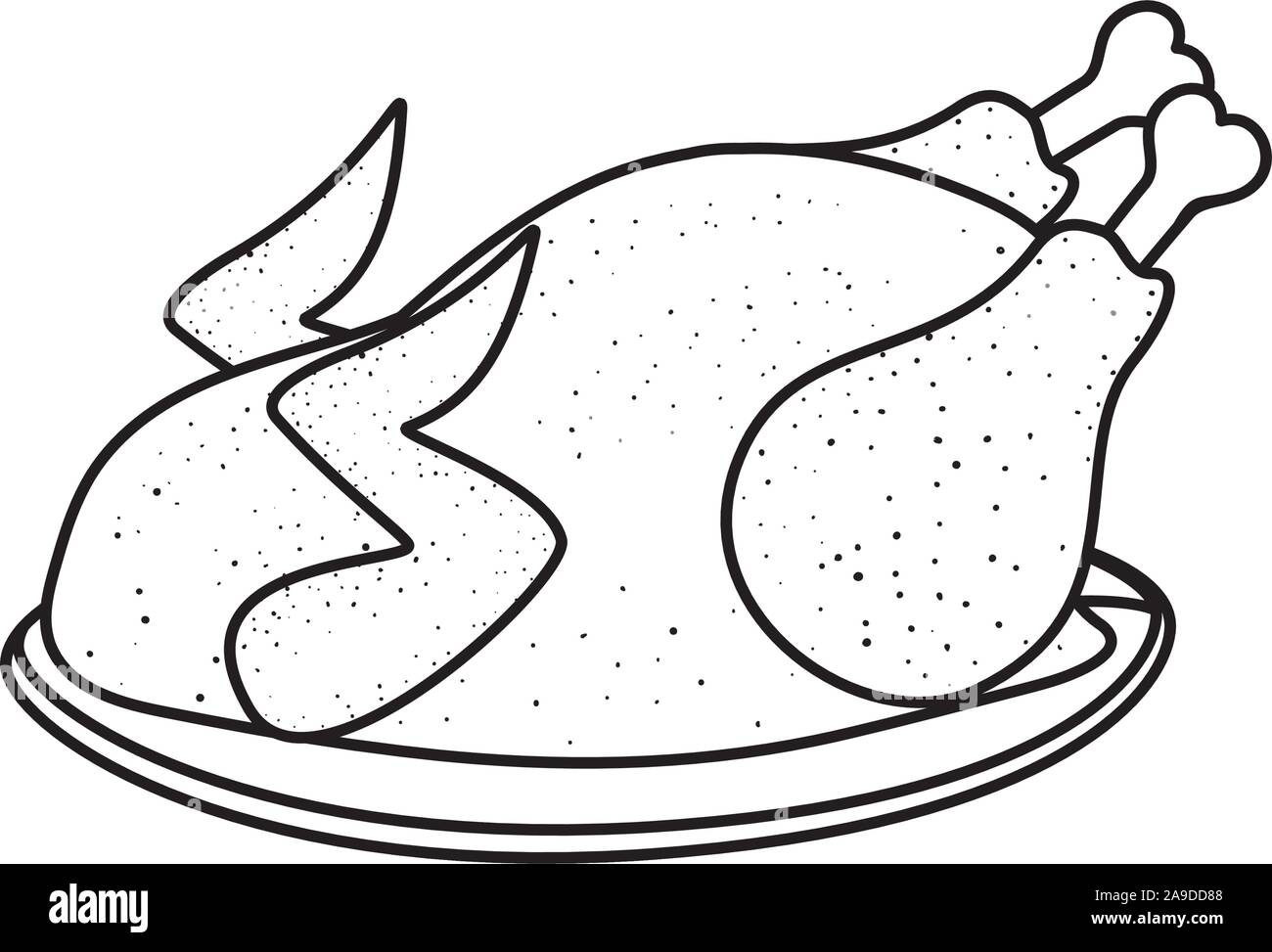 Chicken Food Clipart Black And White