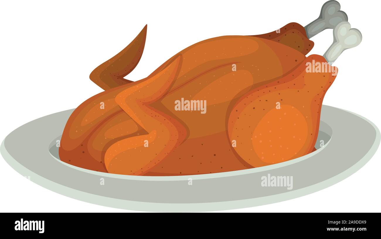 Isolated chicken food icon vector design Stock Vector Image & Art - Alamy