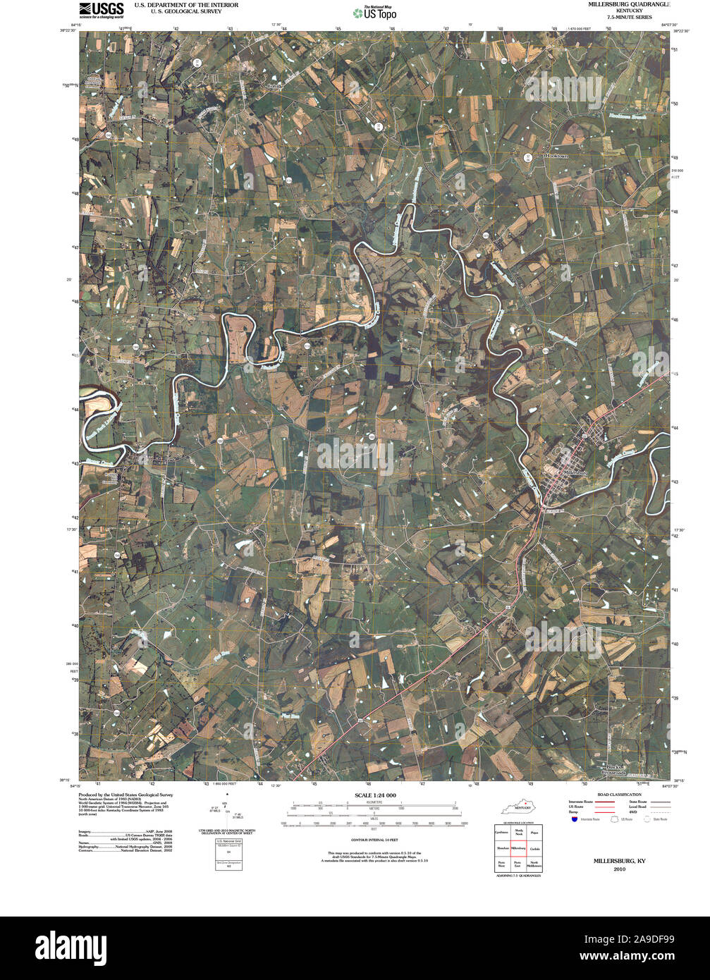 Map of millersburg hires stock photography and images Alamy