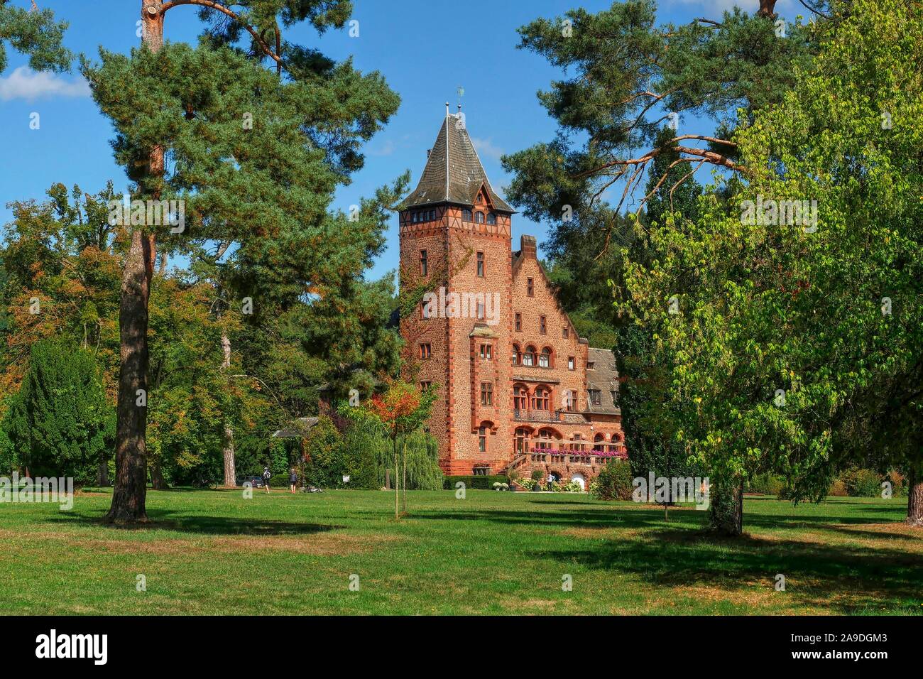 Castle Saareck Guesthouse Of Villeroy Boch Ag Mettlach Saar Saarland Germany Stock Photo Alamy