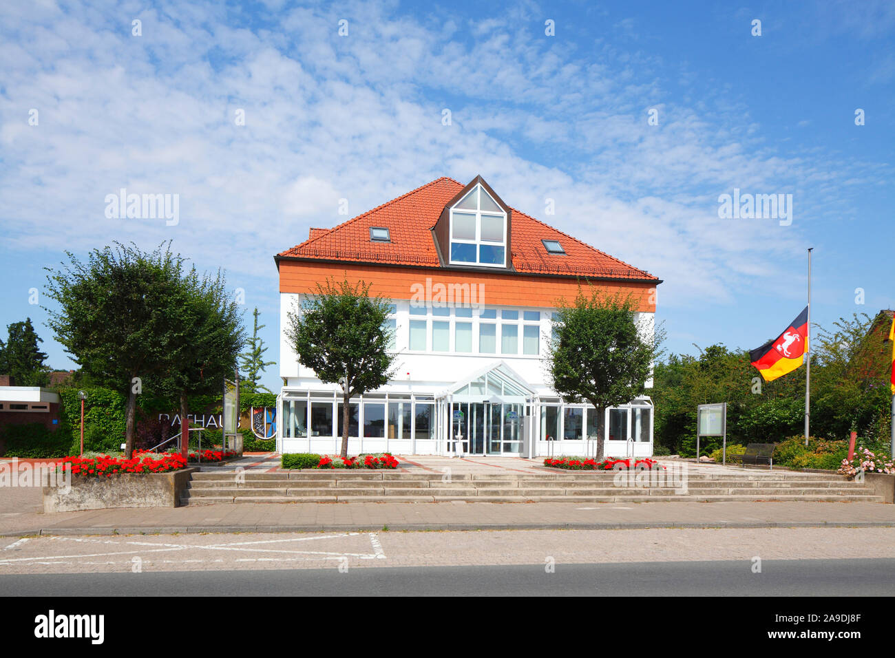 Town Hall, BruchhausenVilsen, Lower Saxony, Germany, Europe Stock