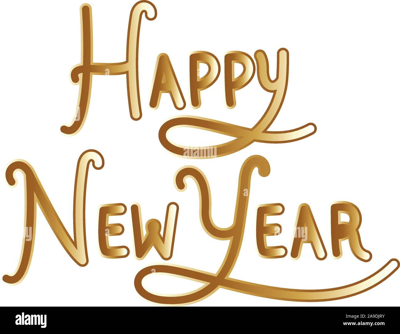 Happy new year vector design Stock Vector Image & Art - Alamy