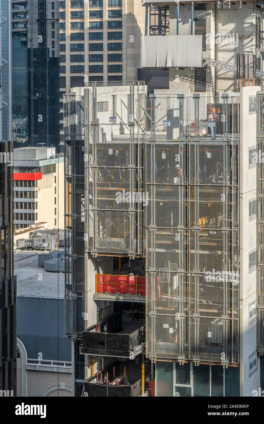 Australia, Brisbane, construction site Stock Photo Alamy