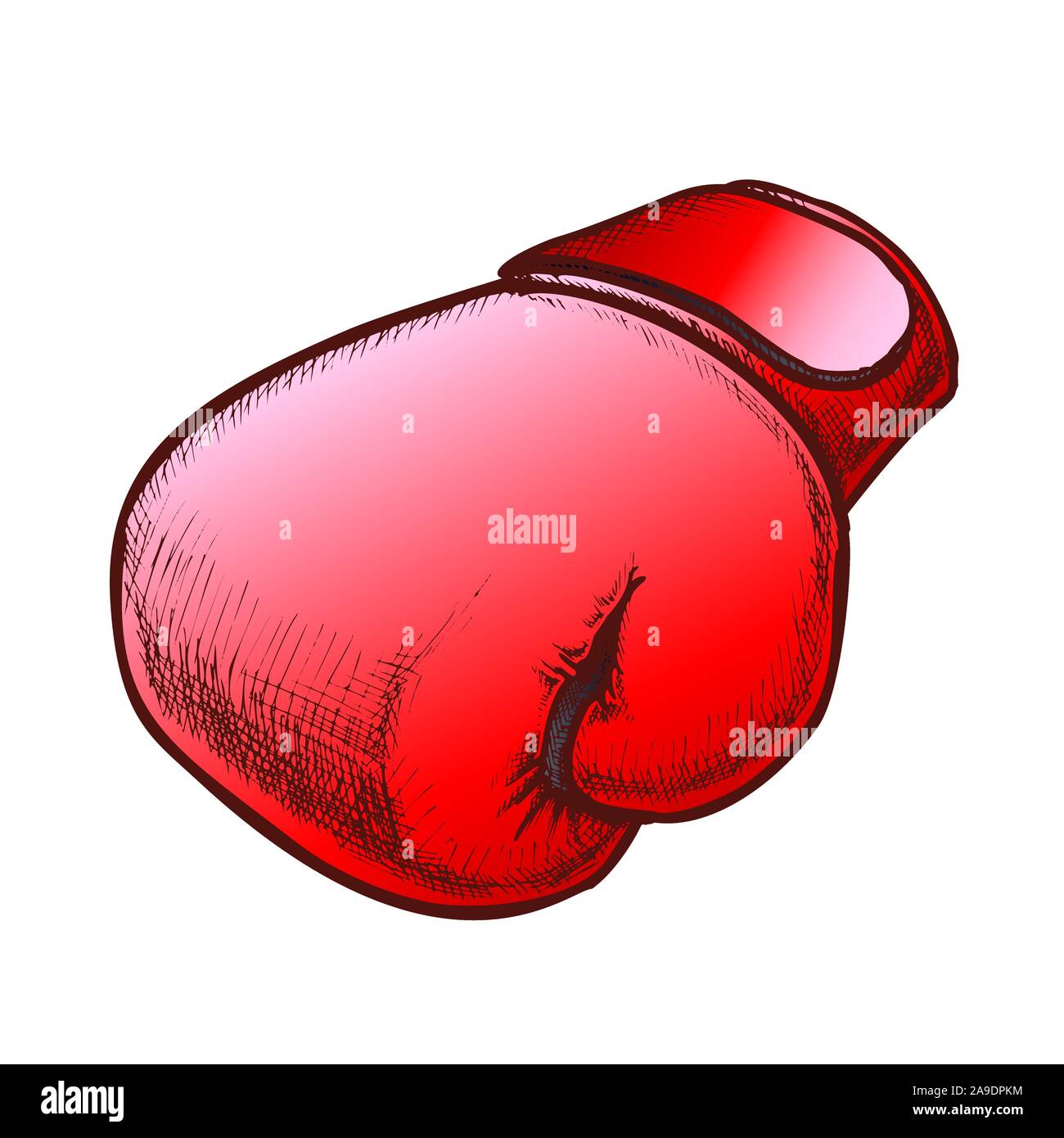 Boxing Glove Protect Sportwear Color Vector Stock Vector Image & Art