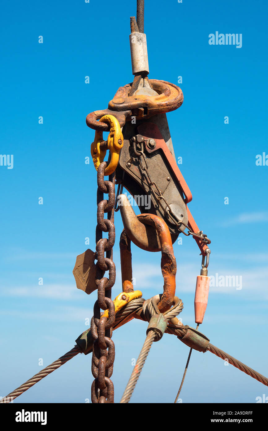 Baltic Sea, ferry, lifeboat, suspension Stock Photo Alamy