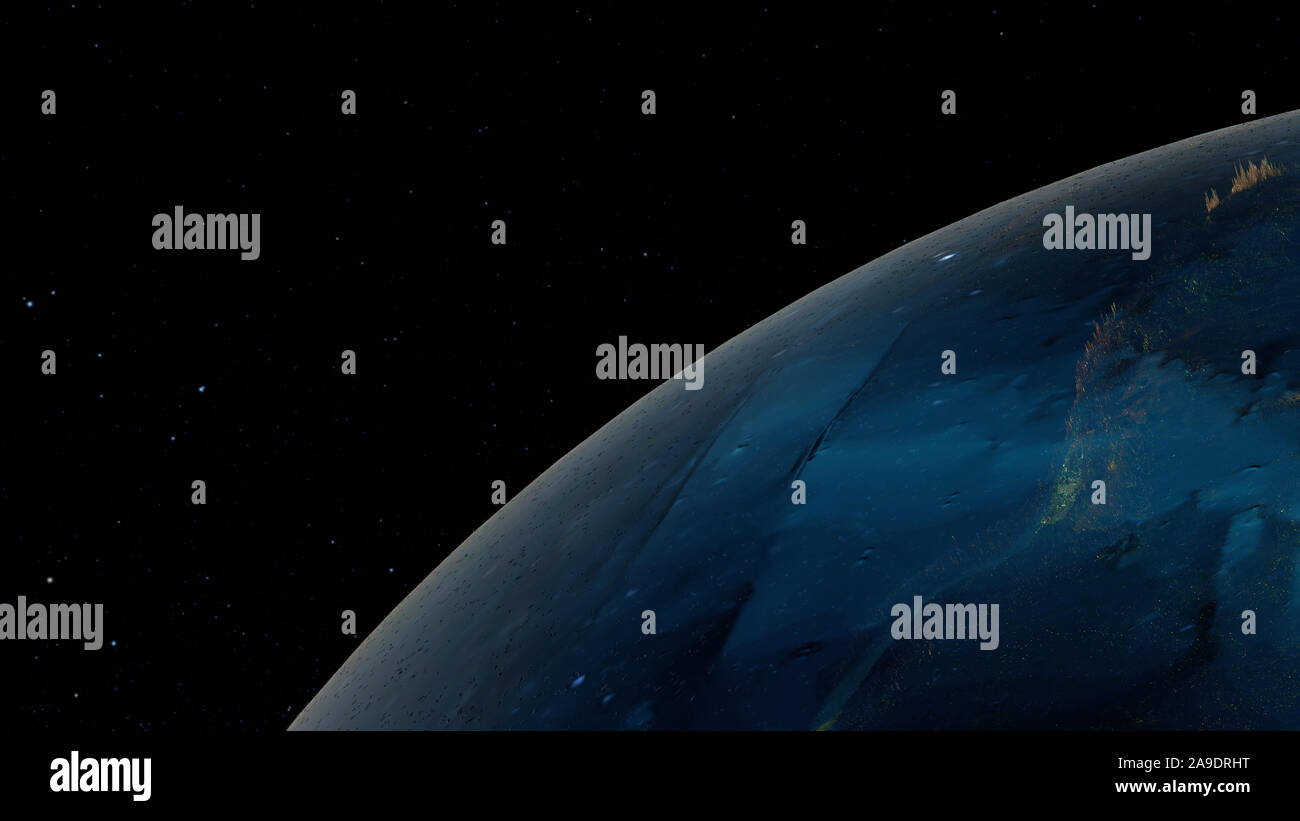 High Quality Planet Earth on Star Field Background. Elements of this ...