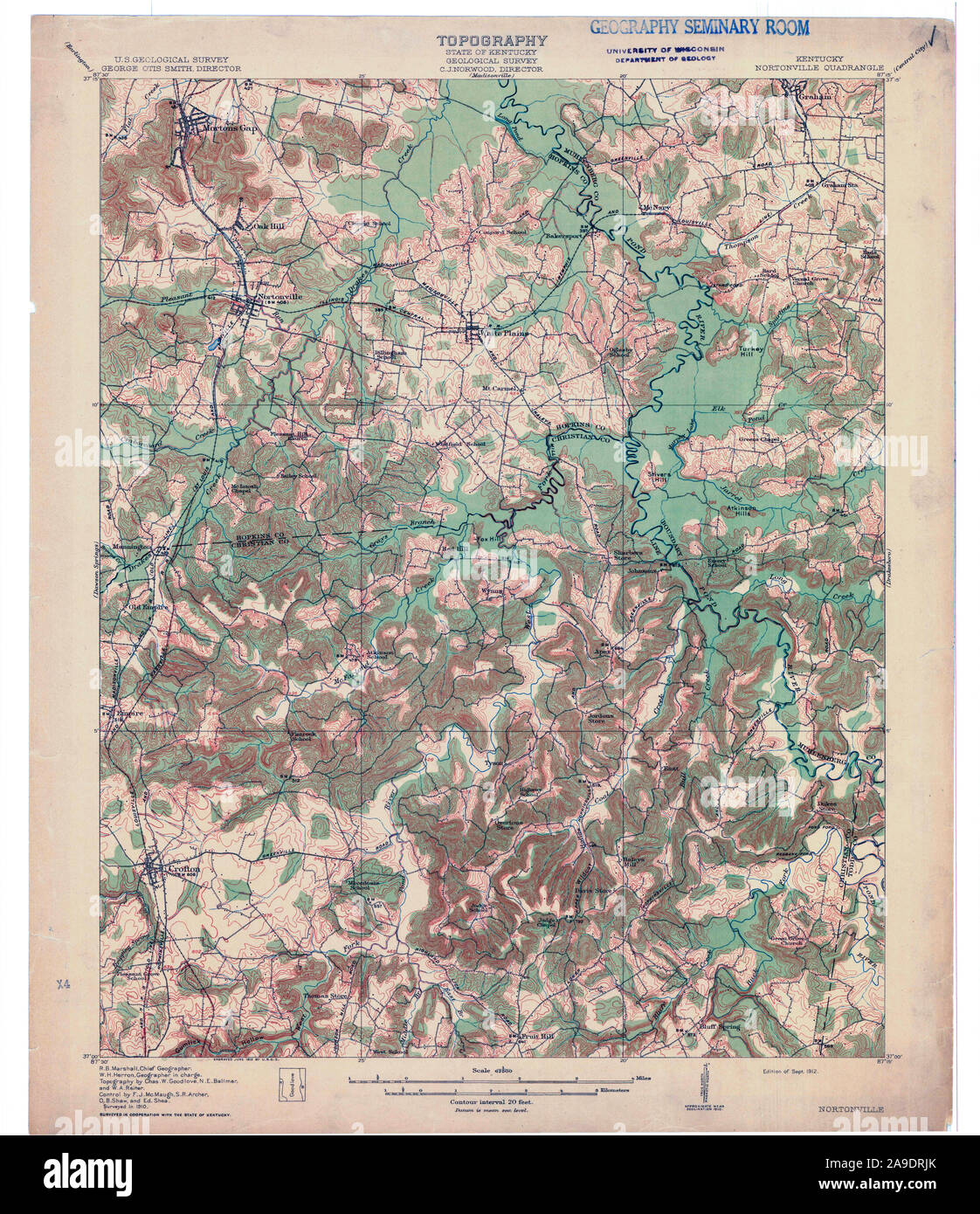 Nortonville kentucky map hires stock photography and images Alamy