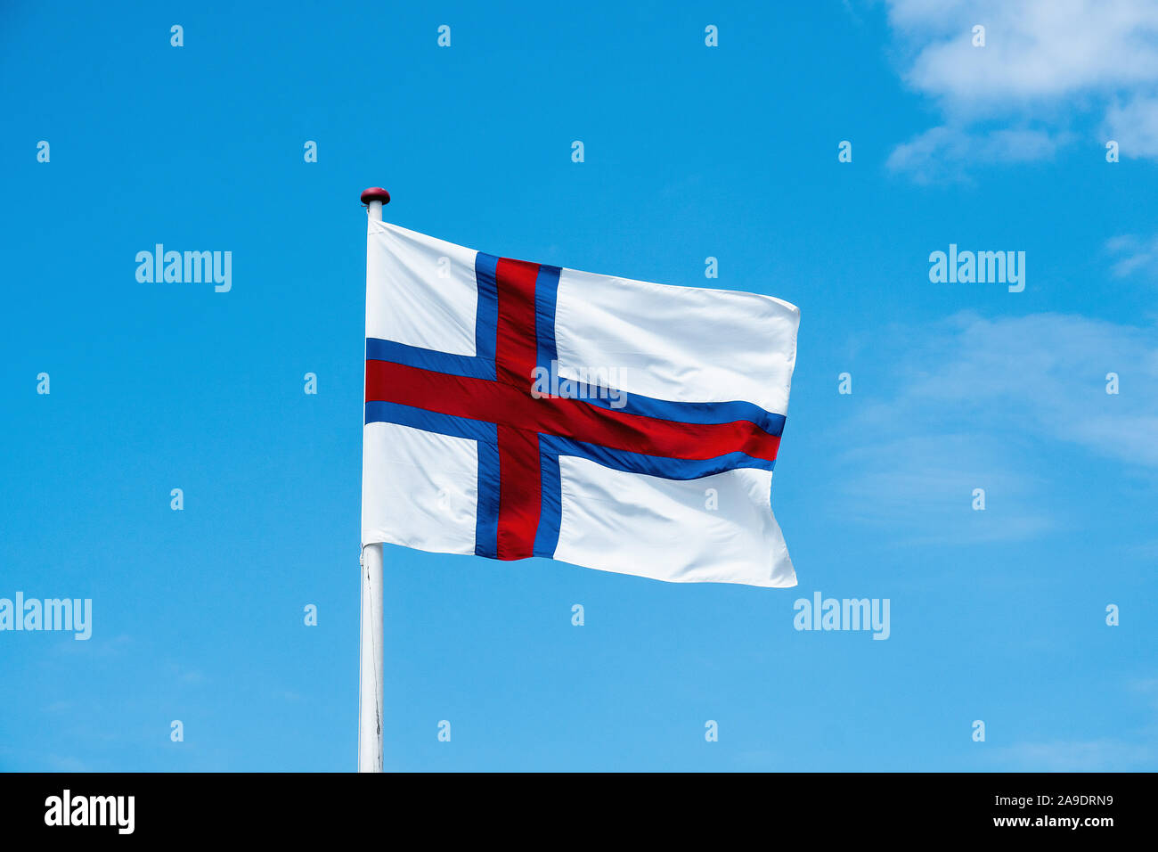 Bornholm flag Stock Photo