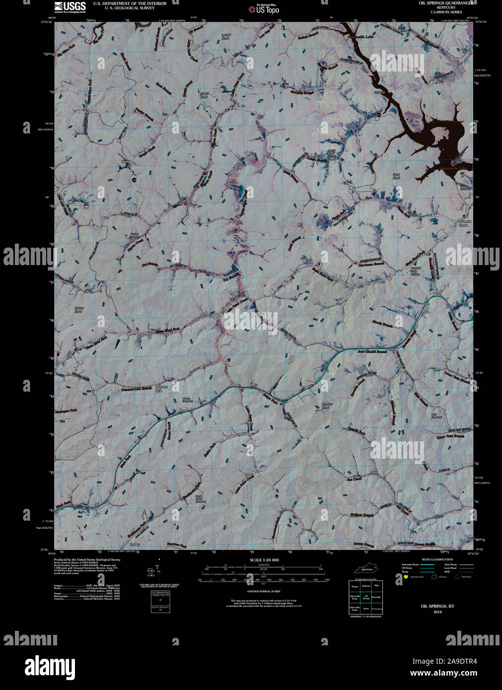 Map of oil springs hires stock photography and images Alamy