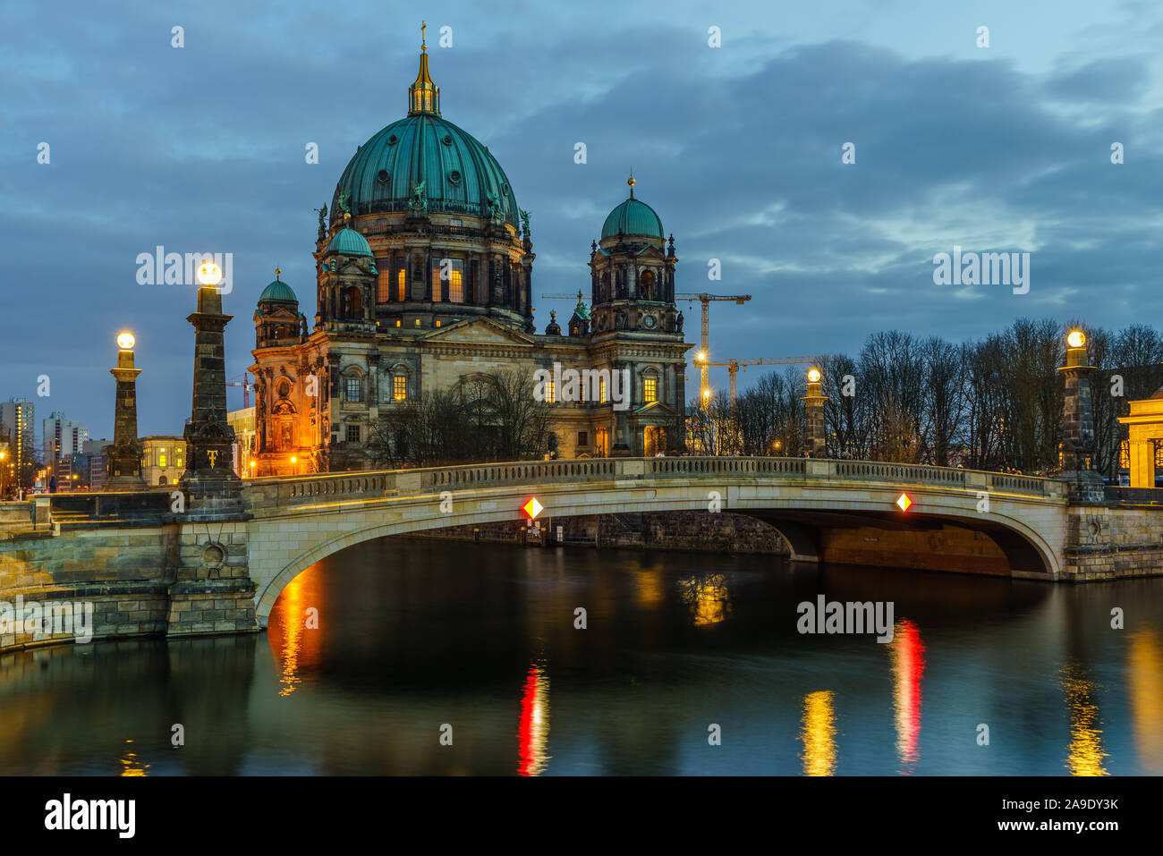 Berlin at night Stock Photo - Alamy