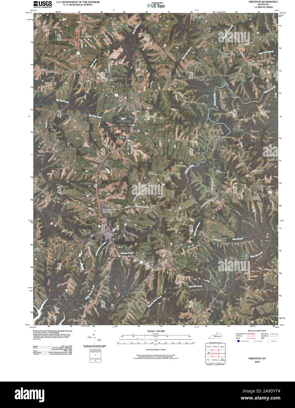 Owenton map Cut Out Stock Images & Pictures Alamy