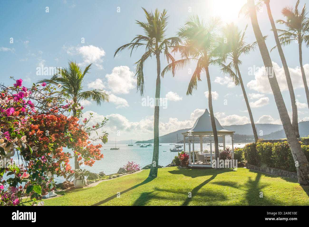 Australia, Queensland, coast, lookout, pavilion Stock Photo Alamy