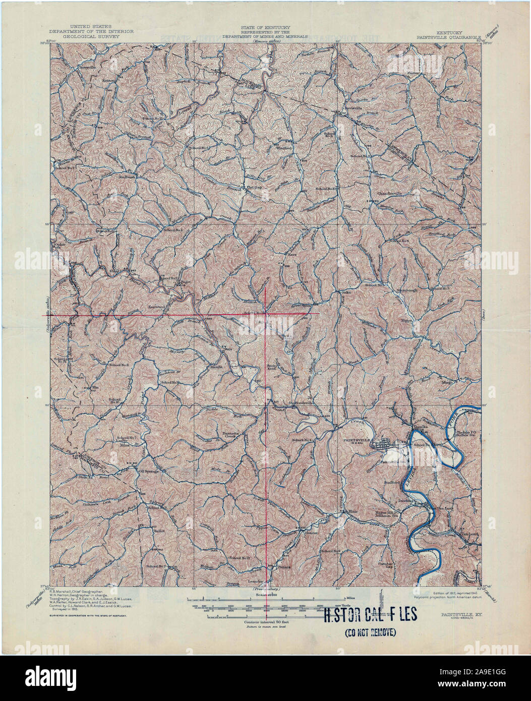 Map of paintsville hires stock photography and images Alamy