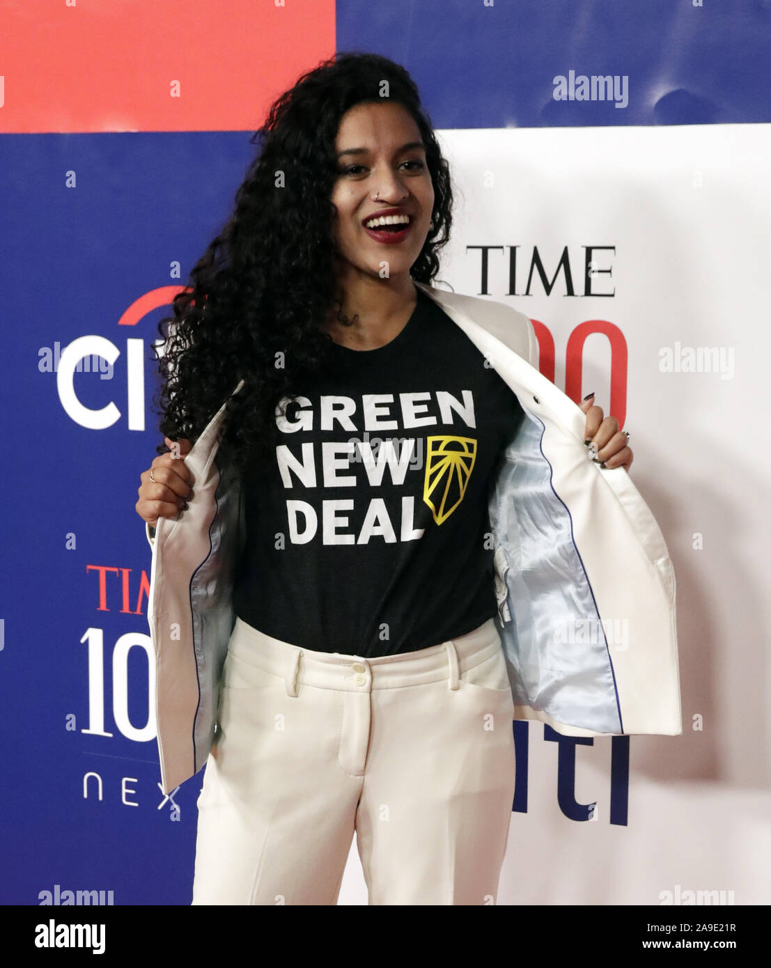 New York, USA. 14th Nov, 2019. Varshini Prakash Arrives On The Red ...