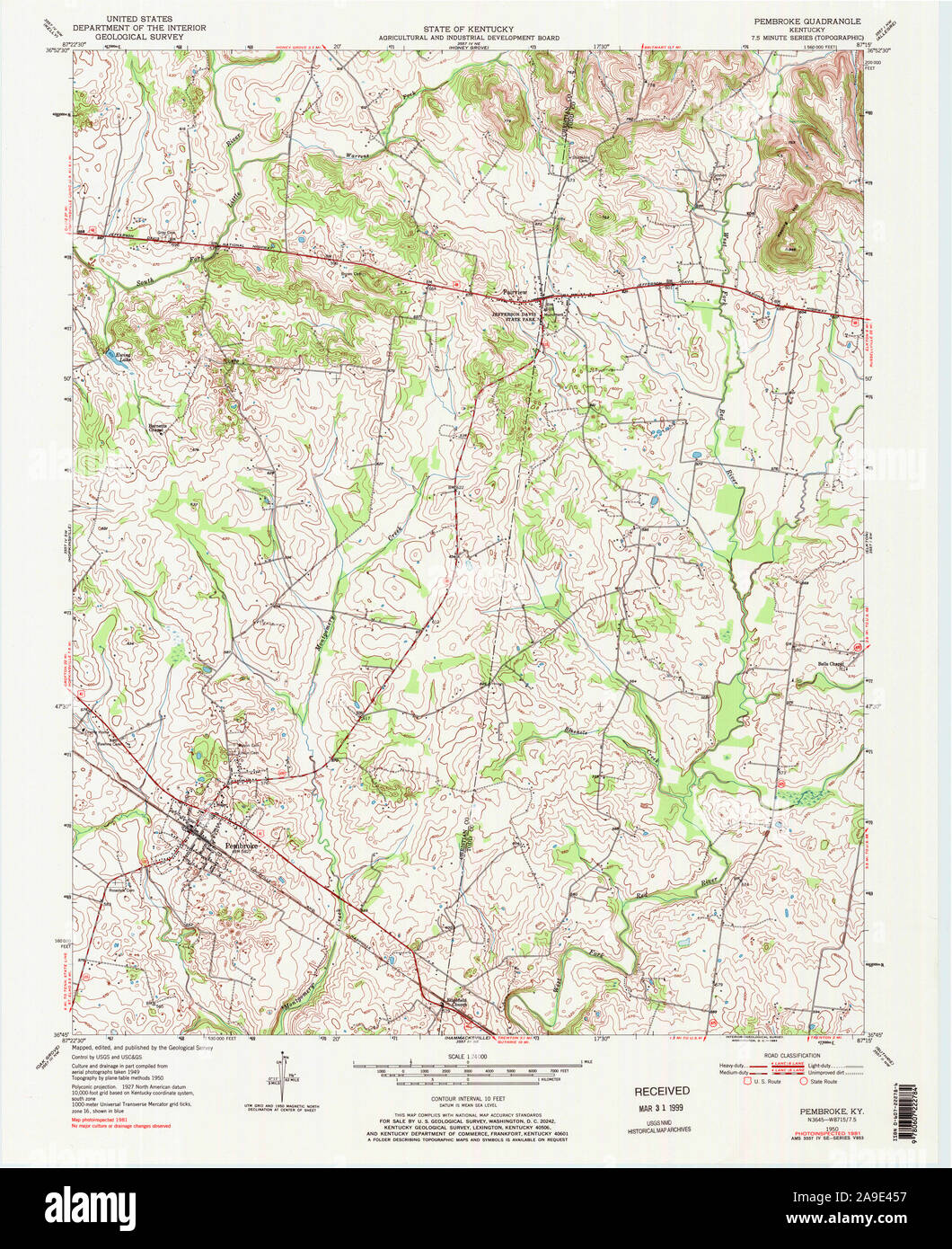 Pembroke Map High Resolution Stock Photography and Images Alamy