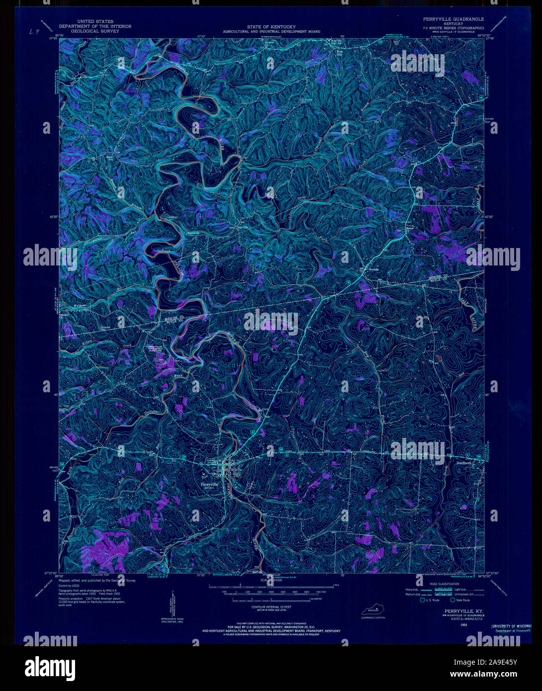 Map of perryville hires stock photography and images Alamy