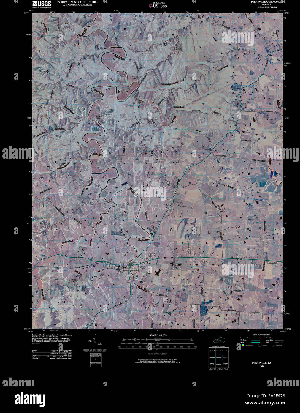 Map of perryville hires stock photography and images Alamy