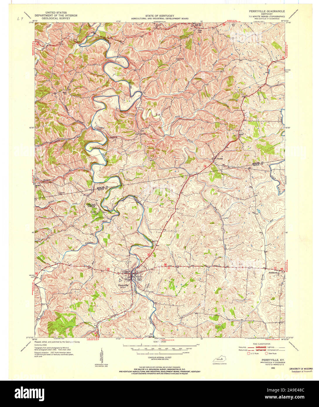 Map of perryville hires stock photography and images Alamy