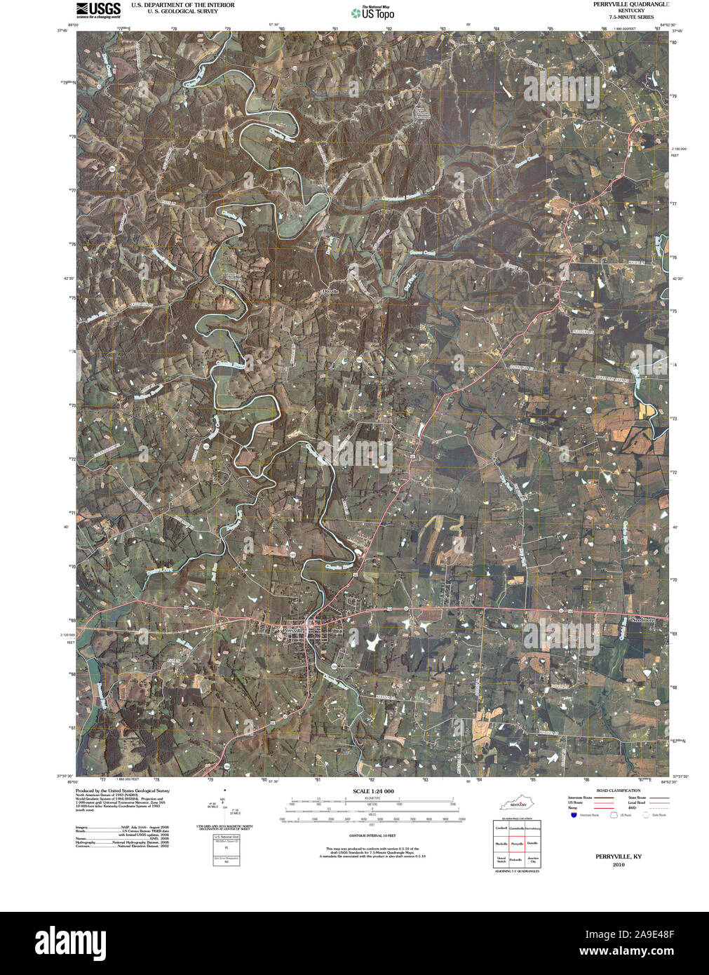 Map of perryville hires stock photography and images Alamy